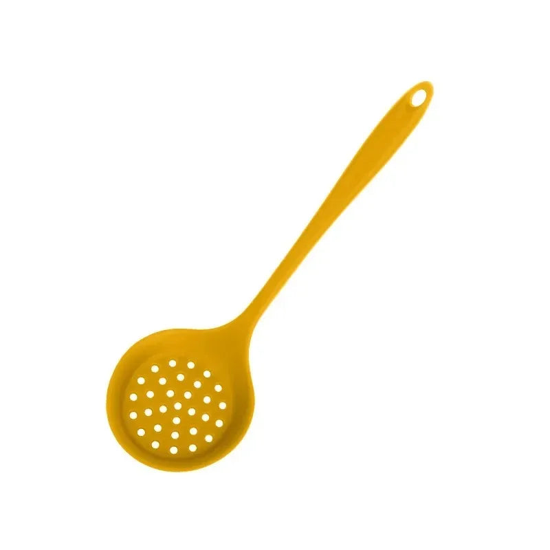 Yellow Silicone Kitchen Utensil Set - Spatulas for Cooking and Baking - photo 6