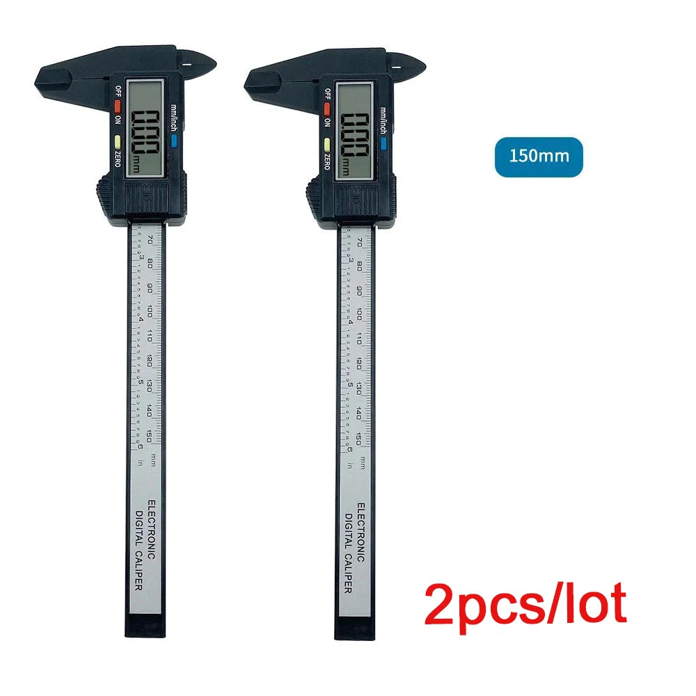 Digital Vernier Caliper — Carbon Fiber, 0.01mm, 100/150mm