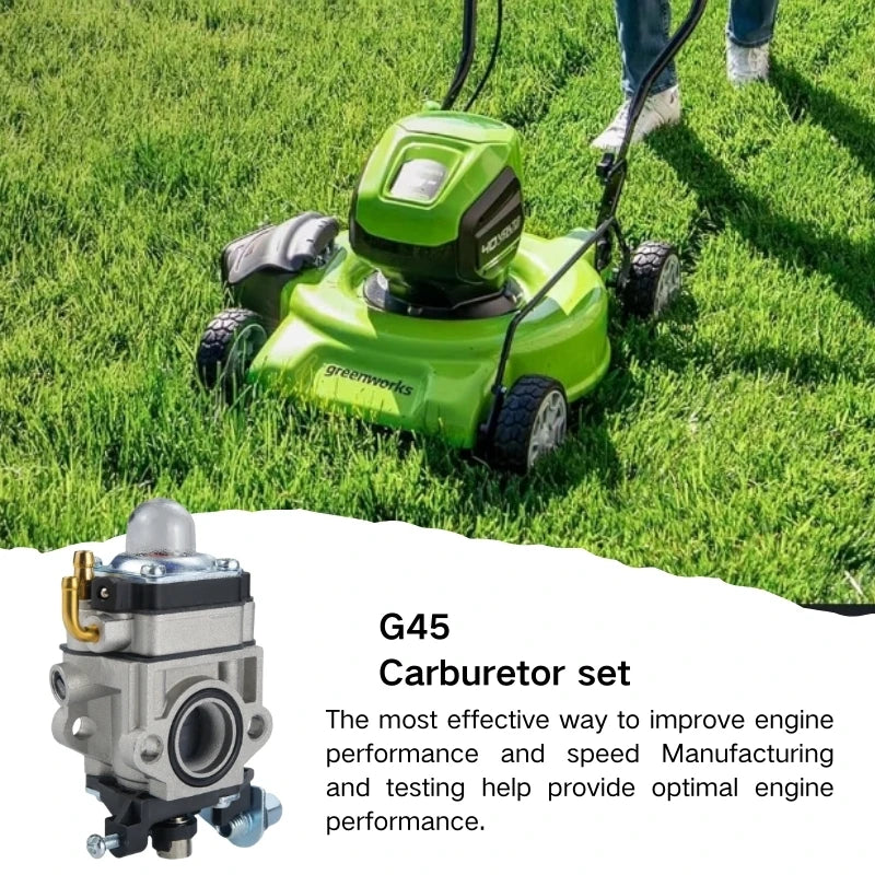 11mm Carburetor Carb 2-Stroke for 22cc 26cc 33cc 34cc Pocket Bikes Chainsaw Mower Hedge Trimmer Brush Cutter