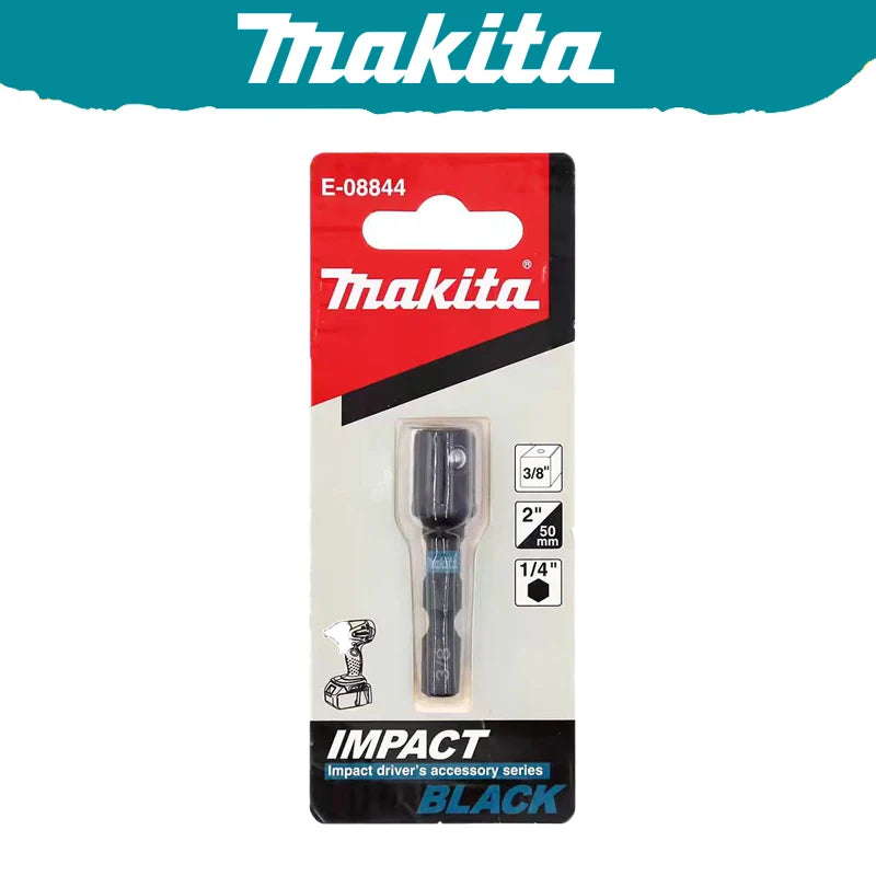 Makita Impact Black Magnetic Sleeve Series Hexagonal Handle Adapter Drill Drive Bit Tool Accessories