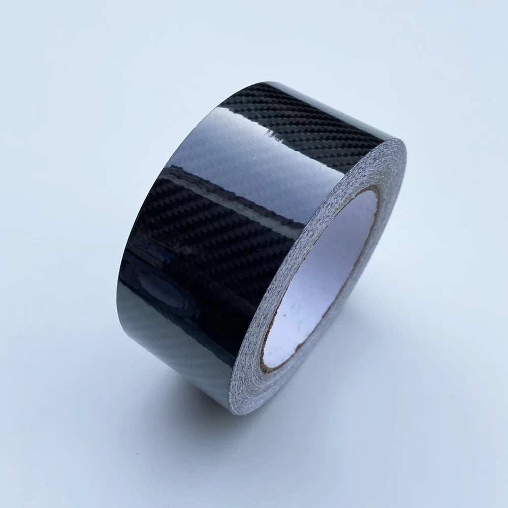 3/5/7/10CM Black Carbon Fiber Vinyl Racing Stripe Glossy Matte Vinyl Wrap Film Car Stickers For Car Hood Roof Decal