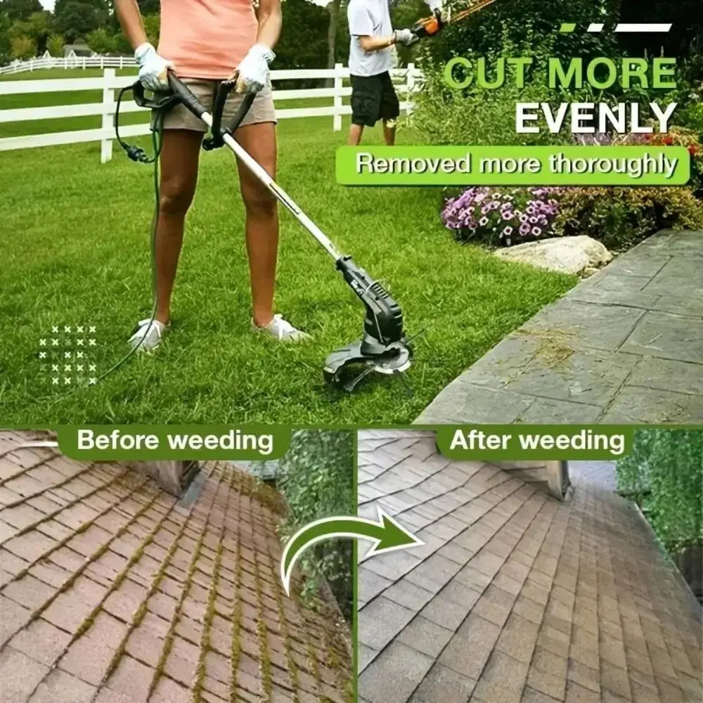 1Pcs 6 inch Universal Weed Brush Head Steel Wire Wheel Grass Trimmer Head Removal Moss Rust Lawn Mower Grass Trimmer Heads