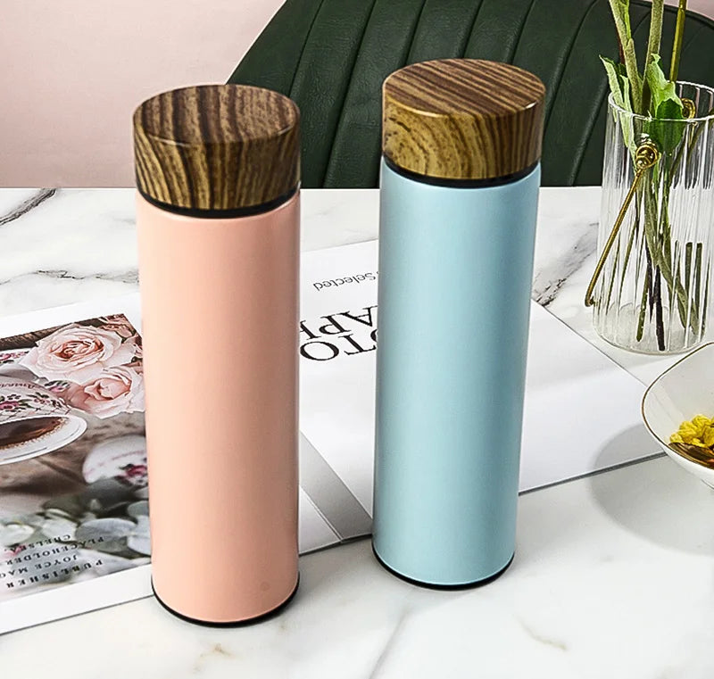 Logo Customize Thermos Mug Coffee Cup With Lid Thermocup Seal Stainless Steel Vacuum Flasks Thermo Mug For Car Water Bottles
