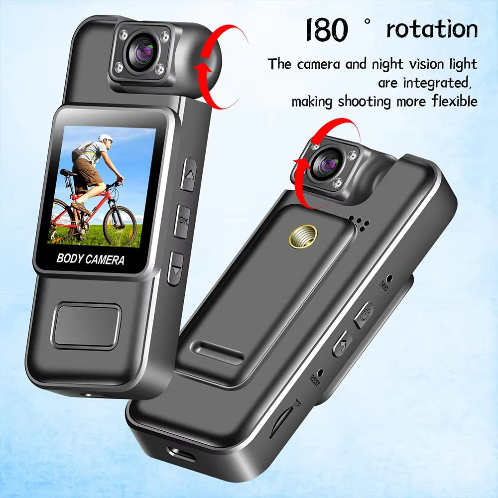 4K WiFi Mini Action Camera — Night Vision Wearable Body Cam