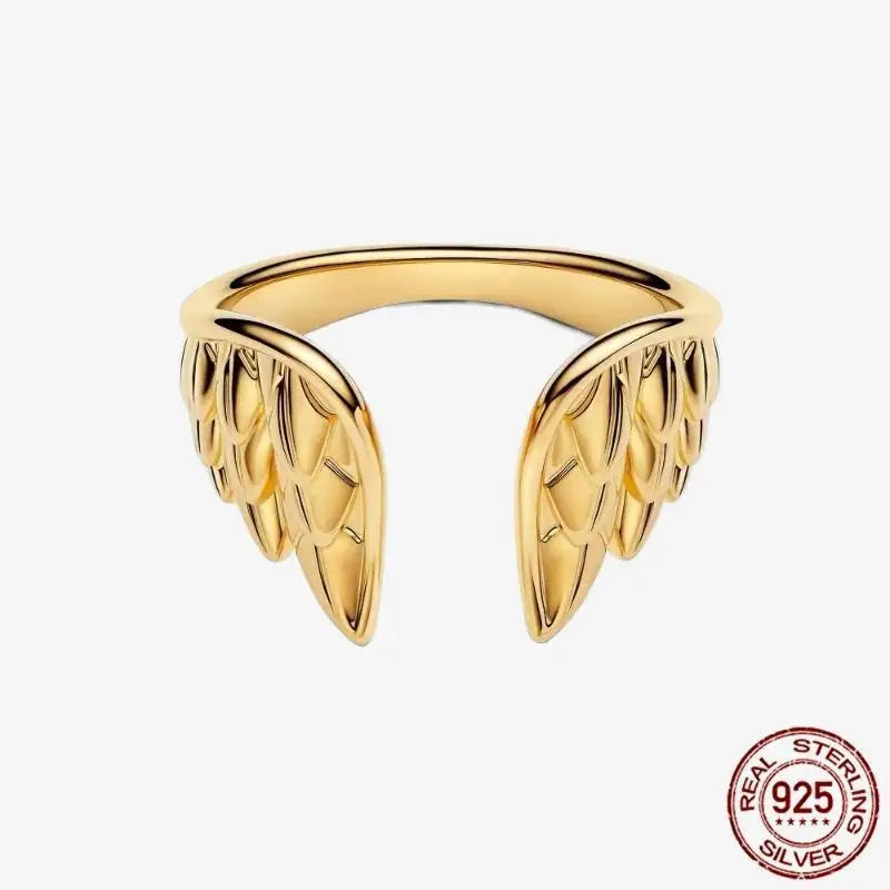 925 Sterling Silver Open Ring Style CZ Paved Heart Butterfly Flower Colorful Gemstone Ring For Women Daily Wear Jewelry Gift