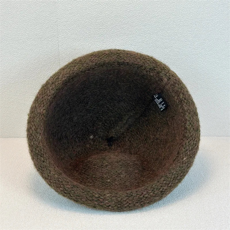 Women's Turned-Up Brim Knit Beanie - Minimalist Winter Hat - photo 6