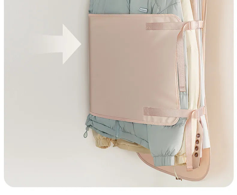 1pc Wardrobe Lazy Compressed Storage Board Dust Cover Storage Artifact Foldable Fabric Down Jacket