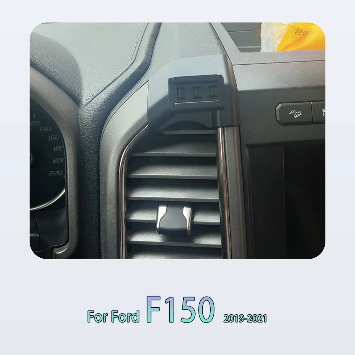 Magnetic Phone Mount with Invisible Base for Ford F-150 Raptor 2019–2021