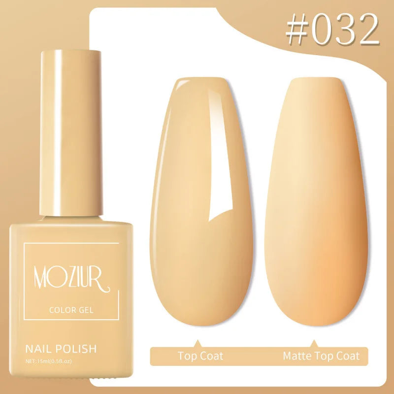 Colorful Hot Sale Uv Gel Nail Polish Set Soak Off Gel Nail Polish 15ml Professional Nail Gel Polishes
