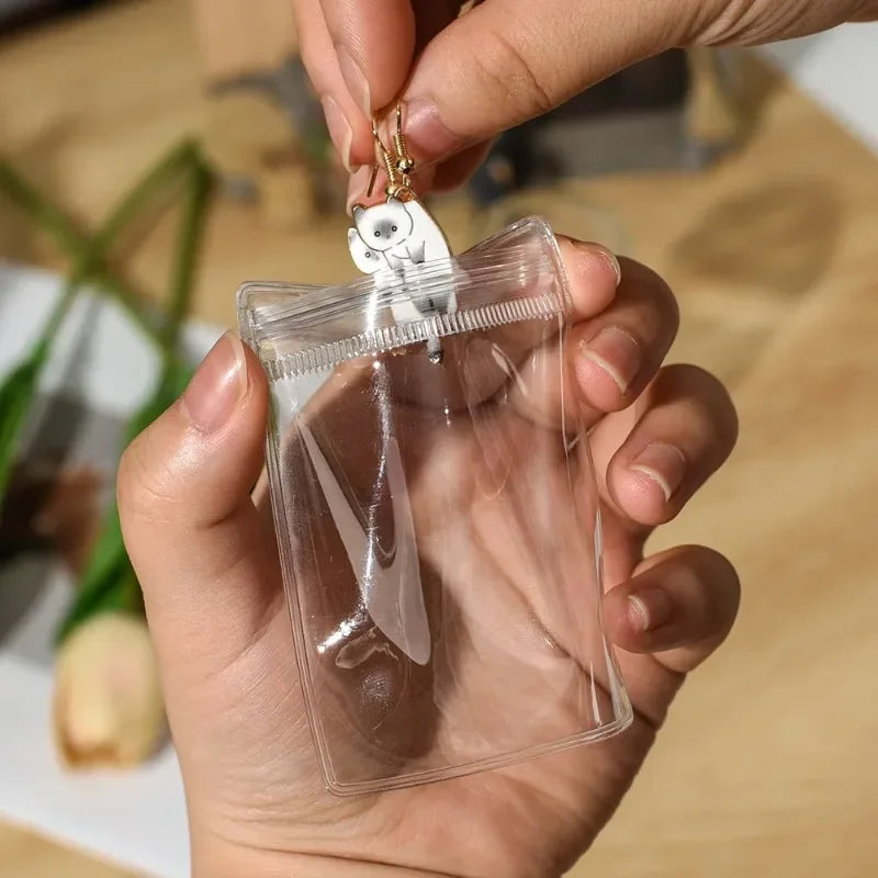Wholesale PVC Self Sealed Bags for Jewelry Earrings Necklace Rings Storage Package Bag Organizer Dust-proof Anti-oxidation Pouch