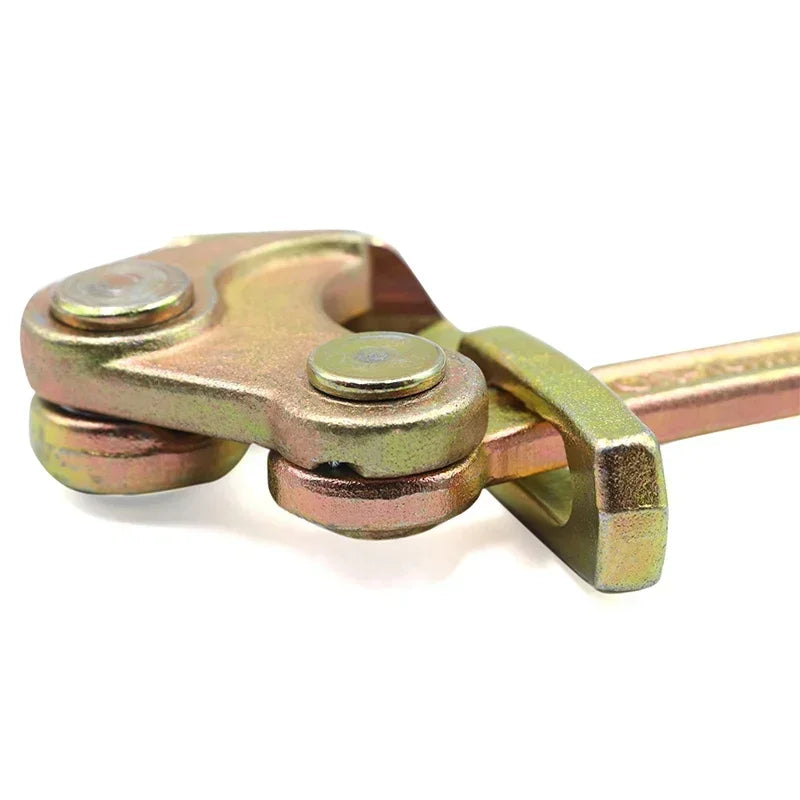 0.5，1Ton Wire Rope Jaw Clamp Multifunctional Electricity Cable Grip Pulling Non-Slip Haven Mini Tightening Tool Carbon Steel