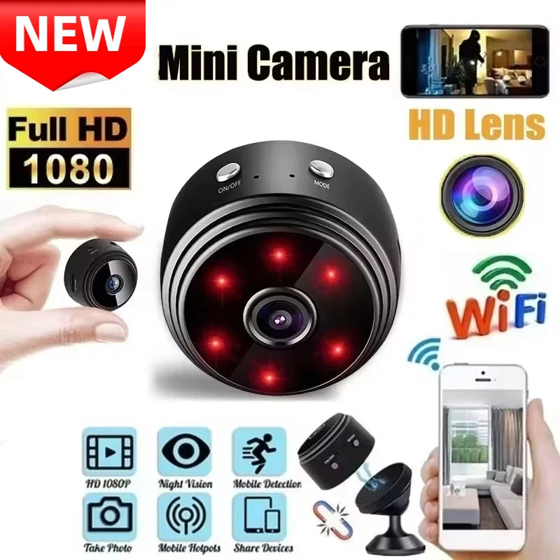 Mini A9 WiFi Security Camera — 1080P Wireless Home Monitor