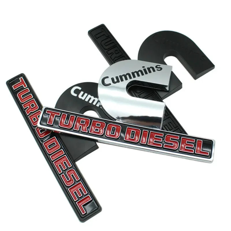 CUMMINS TURBO DIESEL Logo Decal Sticker for Dodge Ram 1500/2500