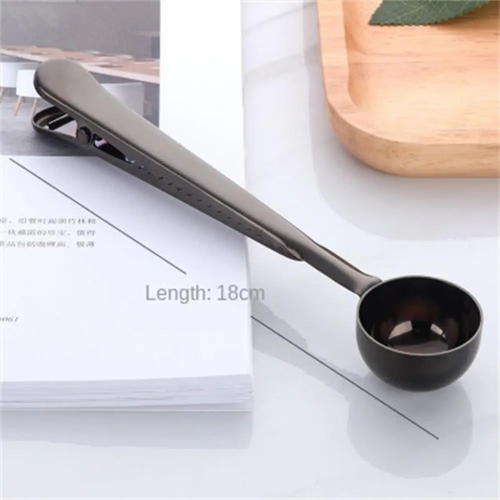 2-in-1 Stainless Coffee Scoop with Bag Clip - Powder Measuring Spoon - photo 7