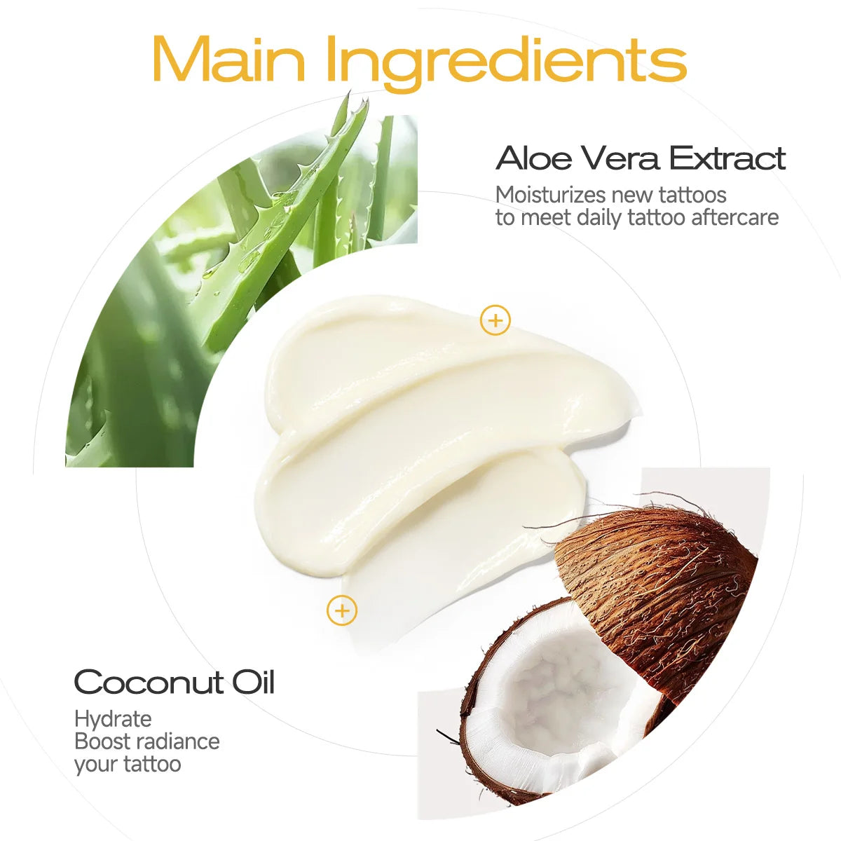 100g Tattoo Butter, Naturally Extracted, Brightens Tattoos and Moisturizes Skin.
