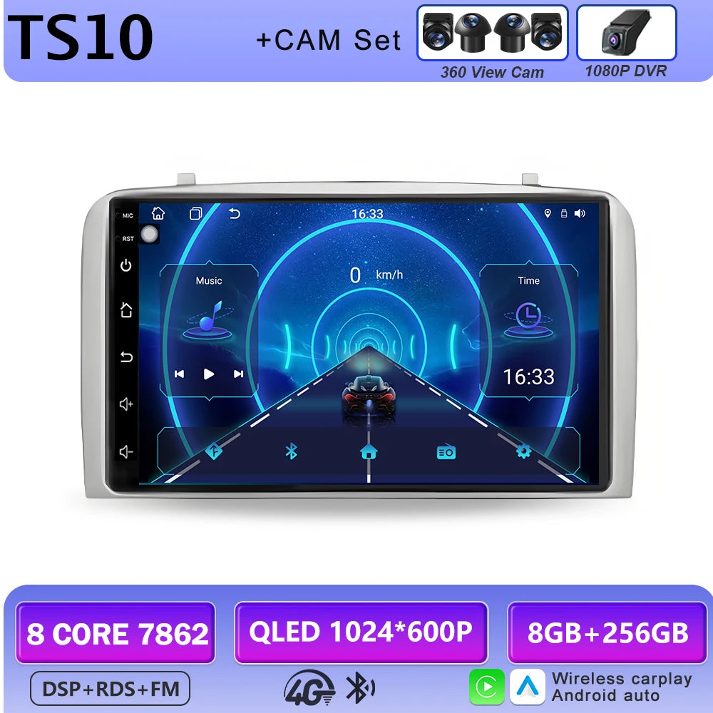 Bluetooth Android Car Stereo Screen For Alfa Romeo 147 2000 - 2010 7 Inch Car Radio Multimedia Player GPS Aotoradio Carplay Auto