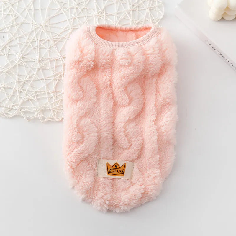 Knit Sleeve Cat and Dog Hoodie - Warm Fleece Sweater for Small Dogs - photo 7