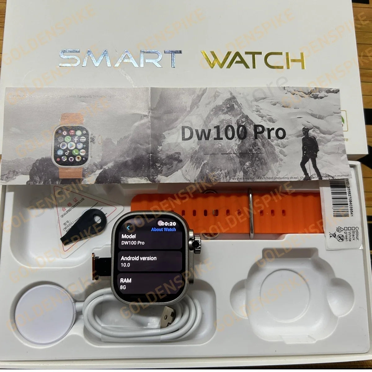 New Men Women's Smartwatch 2.29inch S10 Ultra Smart Watch With Rotary Camera GPS WIFI Google Play Store Touch ID 256GB Storage