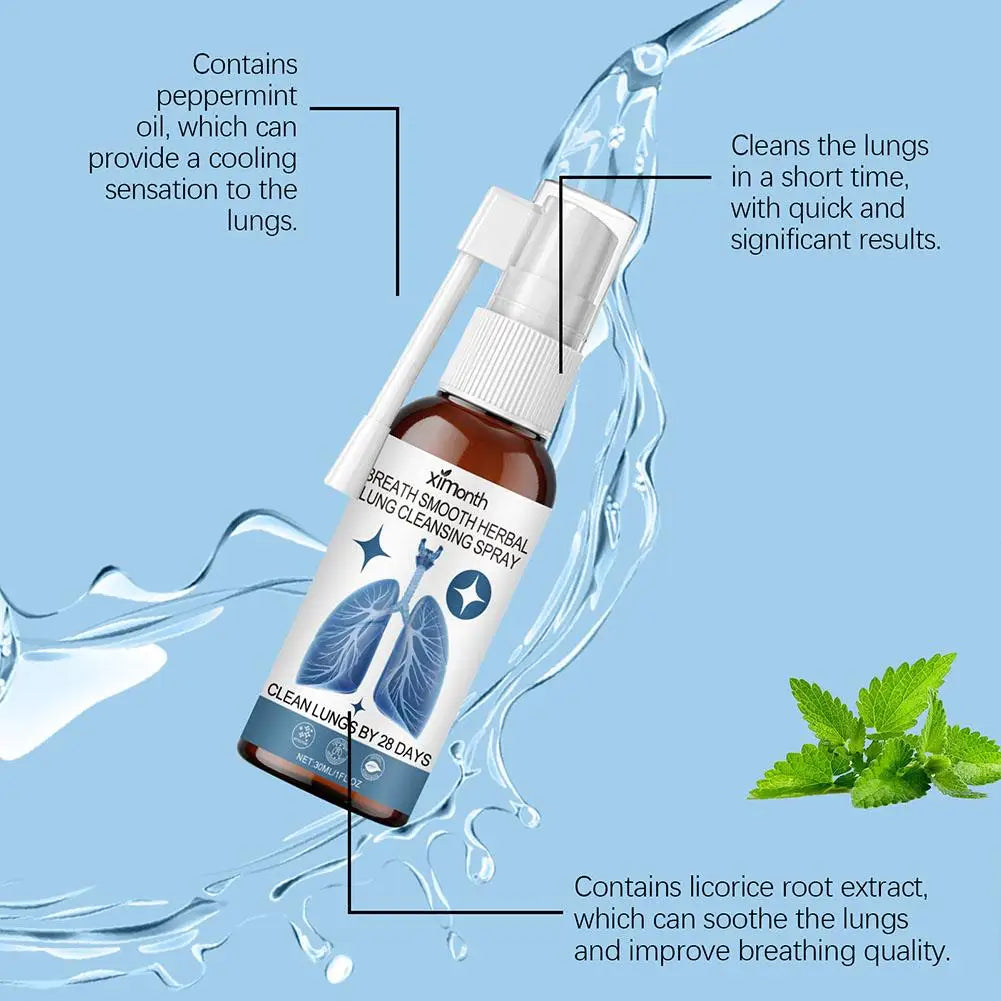 Herbal Breathe Mist 30ml — Refreshing Aromatherapy Freshening Spray