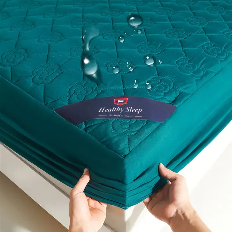 Waterproof Mattress Protector, Deep Pocket Fitted Sheet