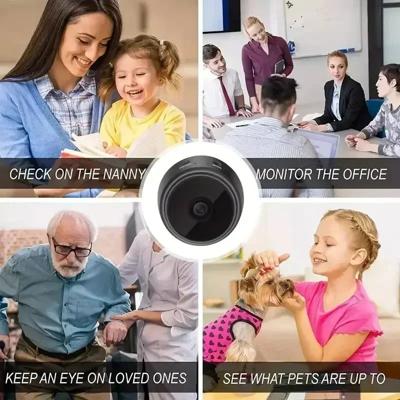Mini A9 WiFi Security Camera — 1080P Wireless Home Monitor