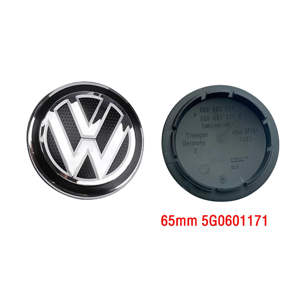 VW Volkswagen Car Wheel Center Hub Caps Cover 3D 4pcs 55mm 56mm 65mm 70mm for 4 5 6 7 Passat B5 B6 B7 Polo Touran CC accessories