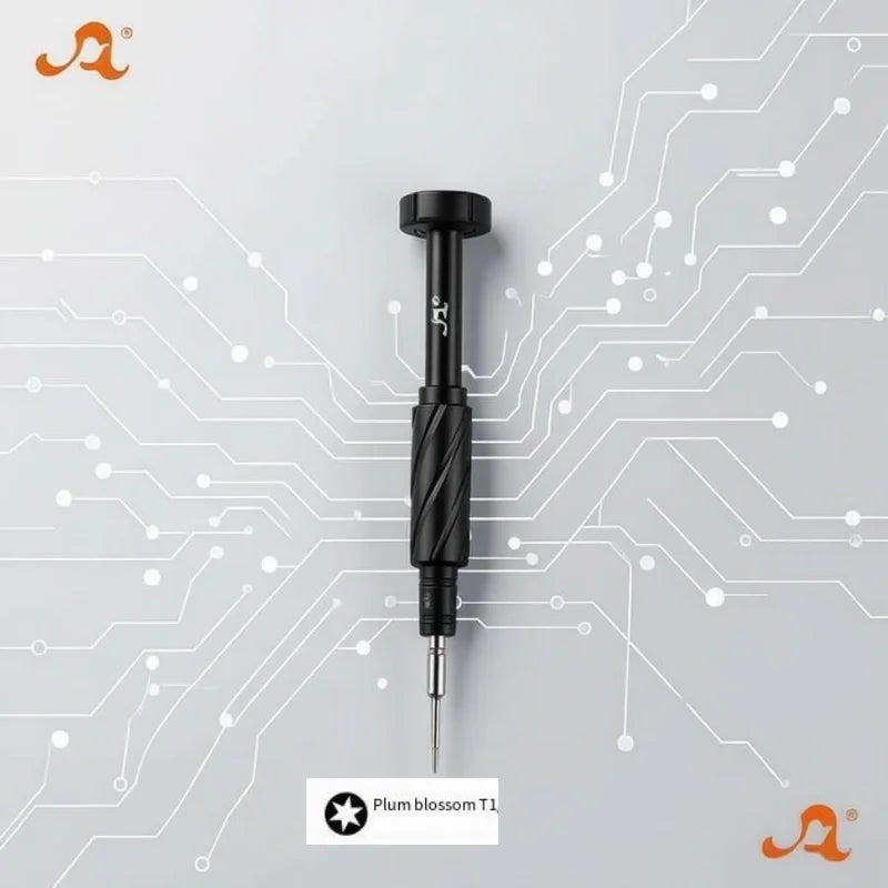 S2 Steel Precision Screwdriver Aluminum Alloy Non Slip Handle Magnetic Tip 360 Noise Reduction Bearing for iPhone Samsung Repair