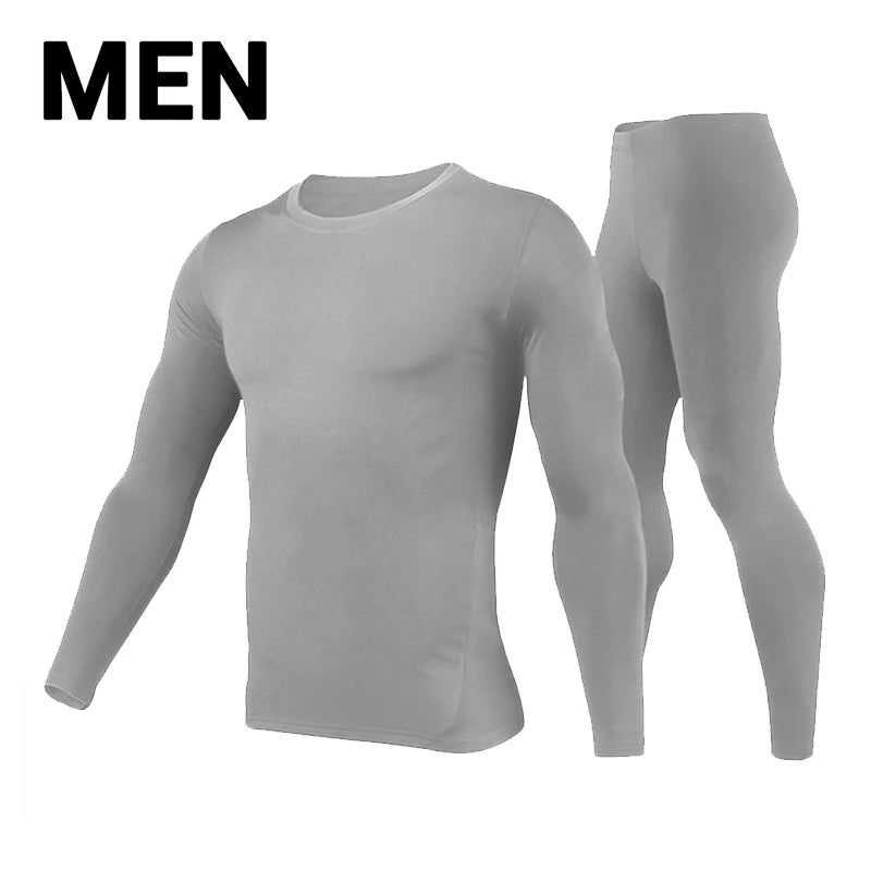 Men's Thermal Underwear Set - Long Johns Top and Bottom Base Layer - photo 9