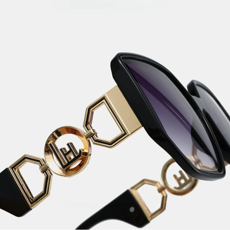 Large Cat Eye Sunglasses for Women — Cut-Out Frame, UV400