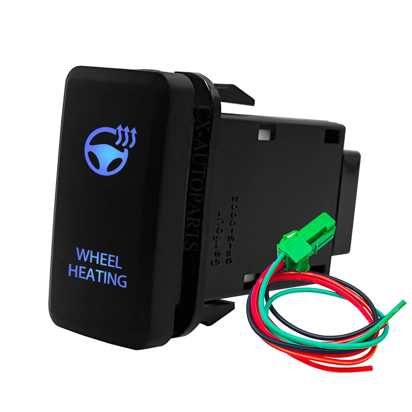 Car Push Switch Blue Led For Toyota Tacoma FJ LandCruiser 4Runner Highlander Hilux Prado LED DRL Light Bar On Off Push Button
