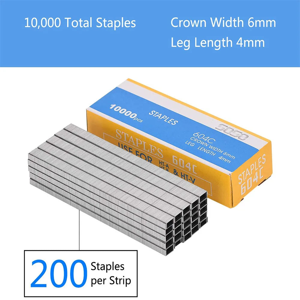  10/20Pcs PVC Plant Branch Tie Tape With 1 Box Staples Garden Package Tool For Garden Banding Machine Vegetable Fruit Tree Tape