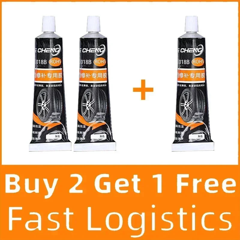 QC12 Tire Repair Glue Strong Rubber Wear-resistant Non-corrosive Adhesive Tire Sealing Bonding Glue Car Tire Repair Sealant