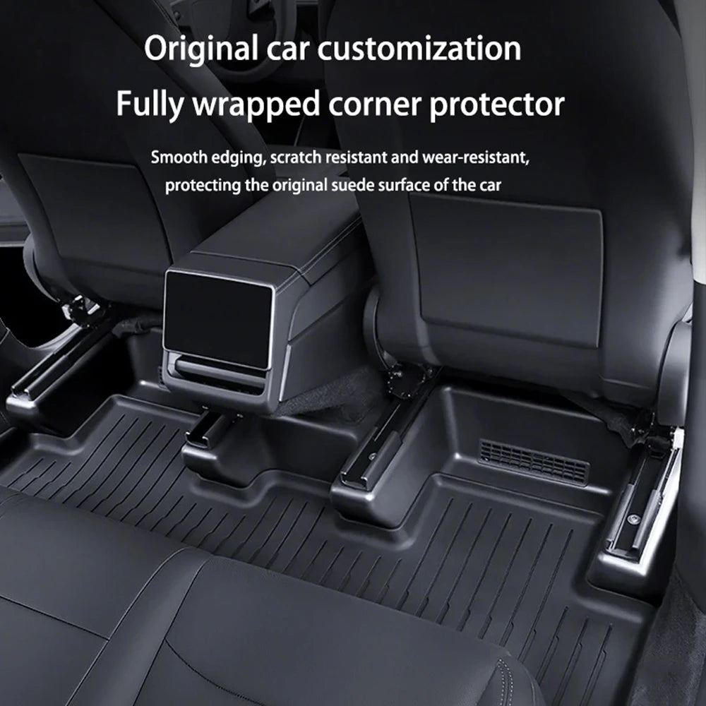 Underseat Original Flocking Anti-kick Protector Pad For Tesla Model Y Juniper 2026 2026 Under Seat Corner Guard Trim Accessories