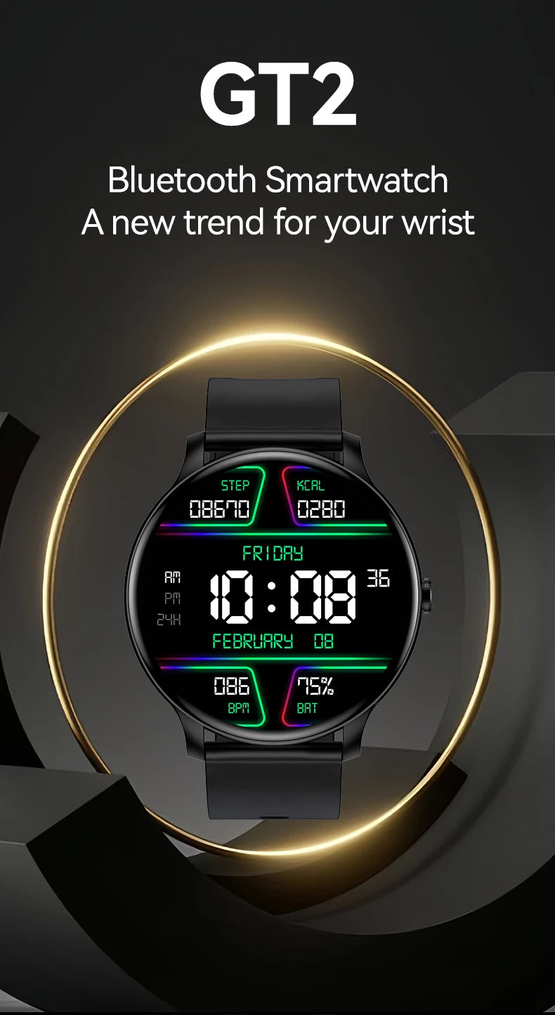 LXASFIT 2026 New Smart Watch Heart Rate Sleep Health Monitor Bluetooth Talk Ladies Sport Smart Watch for Android IOS