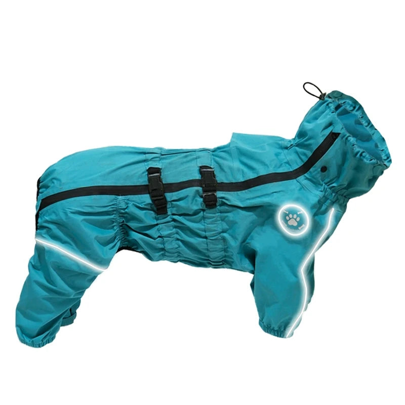 Reflective Dog Rain Jumpsuit - Hooded Raincoat for Autumn and Winter - photo 7