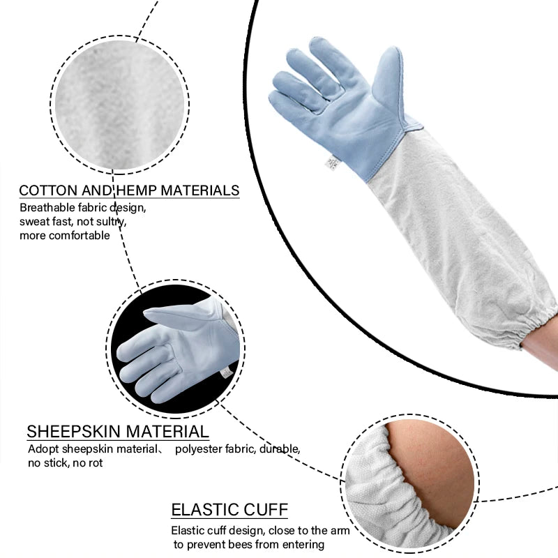 Full Body Beekeeping Clothes Professional Beekeepers Clothes Protection Beekeeping Suit Safty Veil Unisex Children Protective