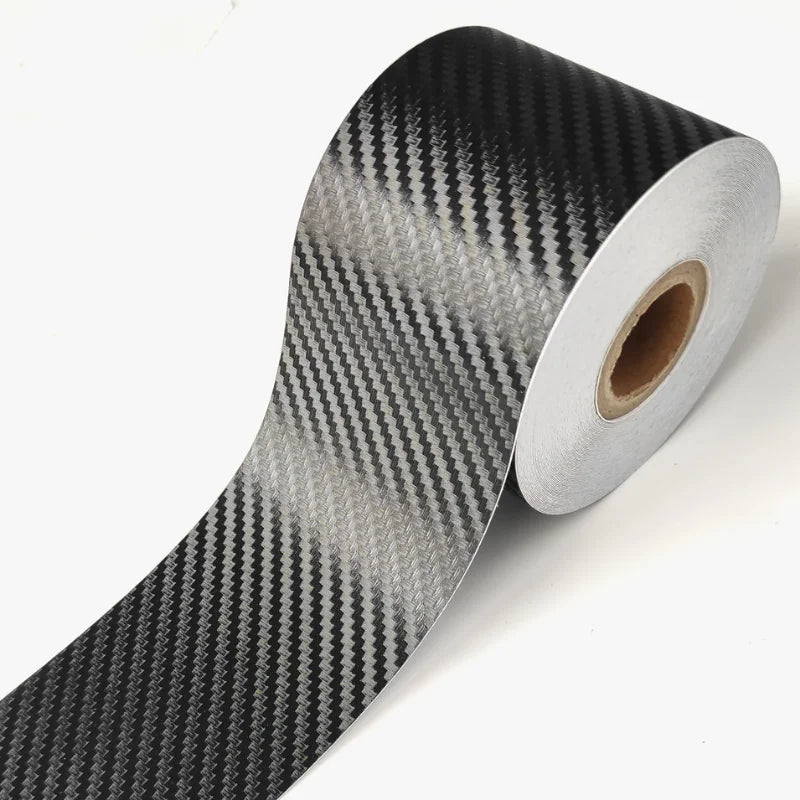 Nano 3D Carbon Fiber Car Door Sill Protector Strip – Waterproof Bumper Tape & Body Protection Film 1–10M