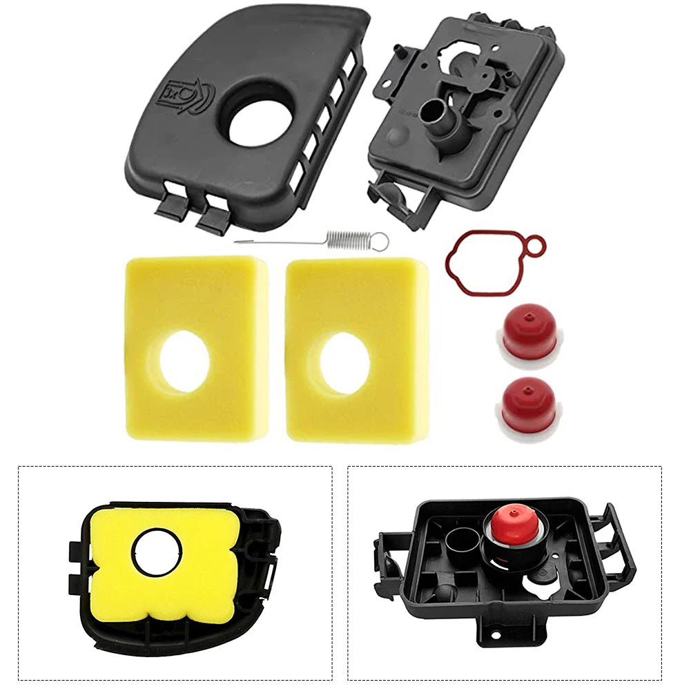 BS 300E 450E Lawn Mower Engine Air Cleaner Cover Air Filter Base Foam Air Filters Governor Spring Engine Replacement