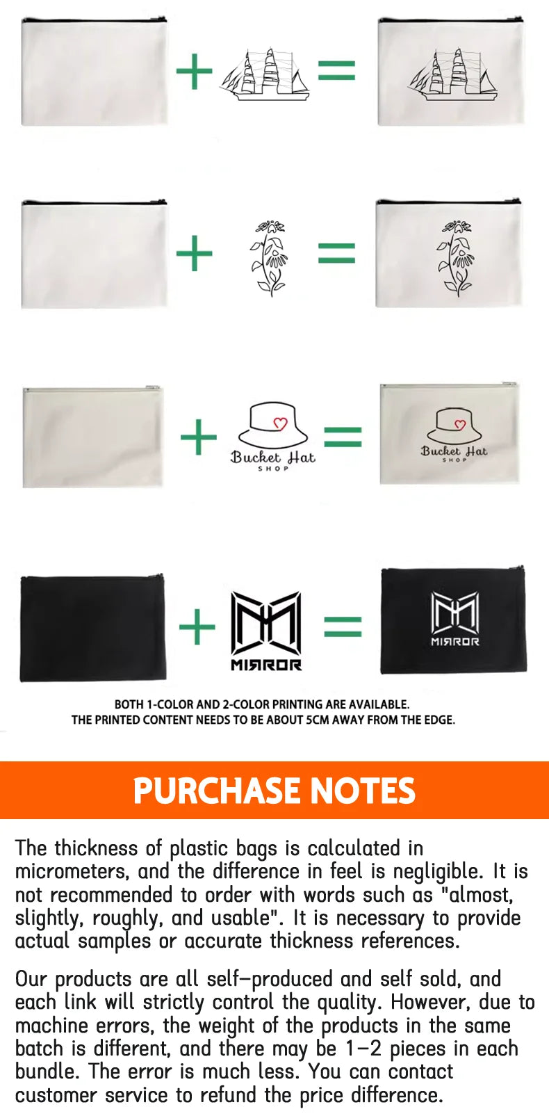 30/50/100PCS Matte Plastic Zipper Packaging Bags – Waterproof Garment & Shirt Storage | Custom Logo
