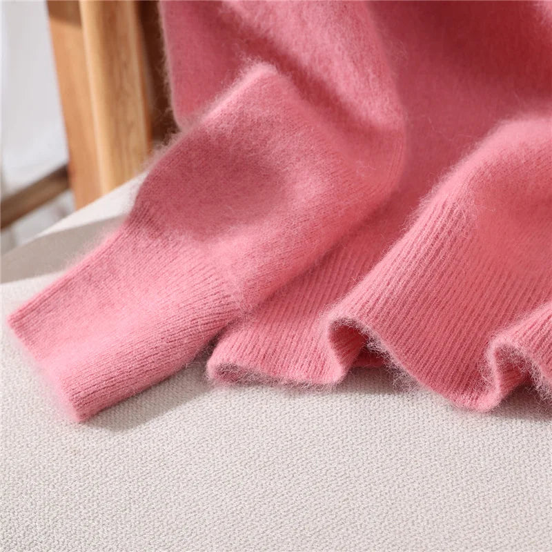 Women's Soft Knit Crew Neck Sweater, Basic Pullover