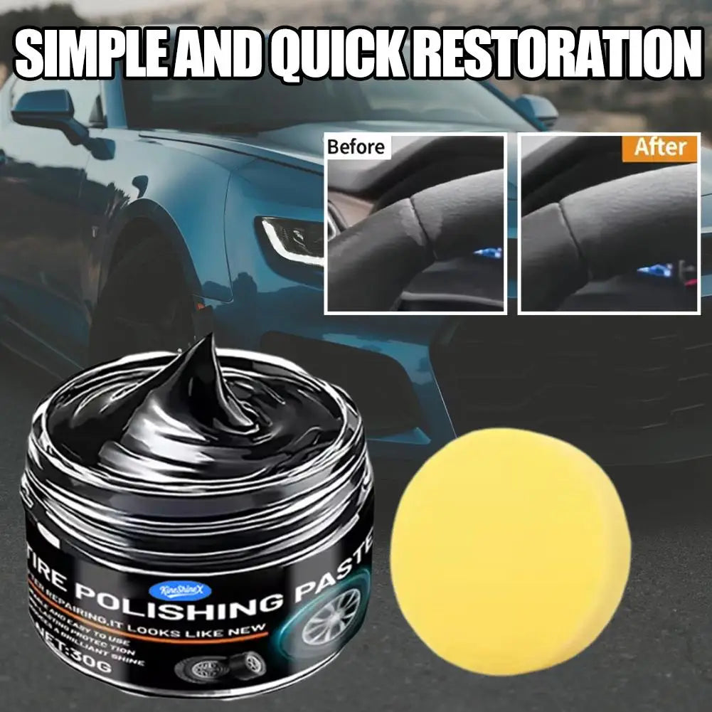 Car Interior Scratch Repair Cream — Plastic Polishing Wax for Dashboard & Trim