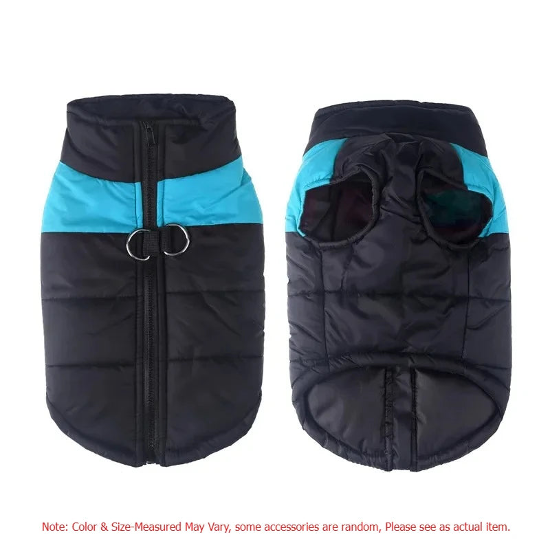 Winter Pet Dog Clothes Warm Big Dog Coat Puppy Clothing Waterproof Pet Vest Jacket For Small Medium Large Dogs Golden Retriever