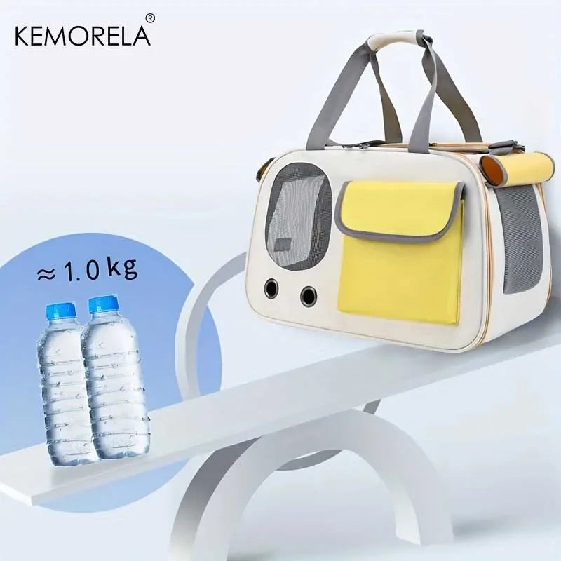 Portable Nylon Pet Carrier - Travel Bag for Cats & Small Dogs – photo 3