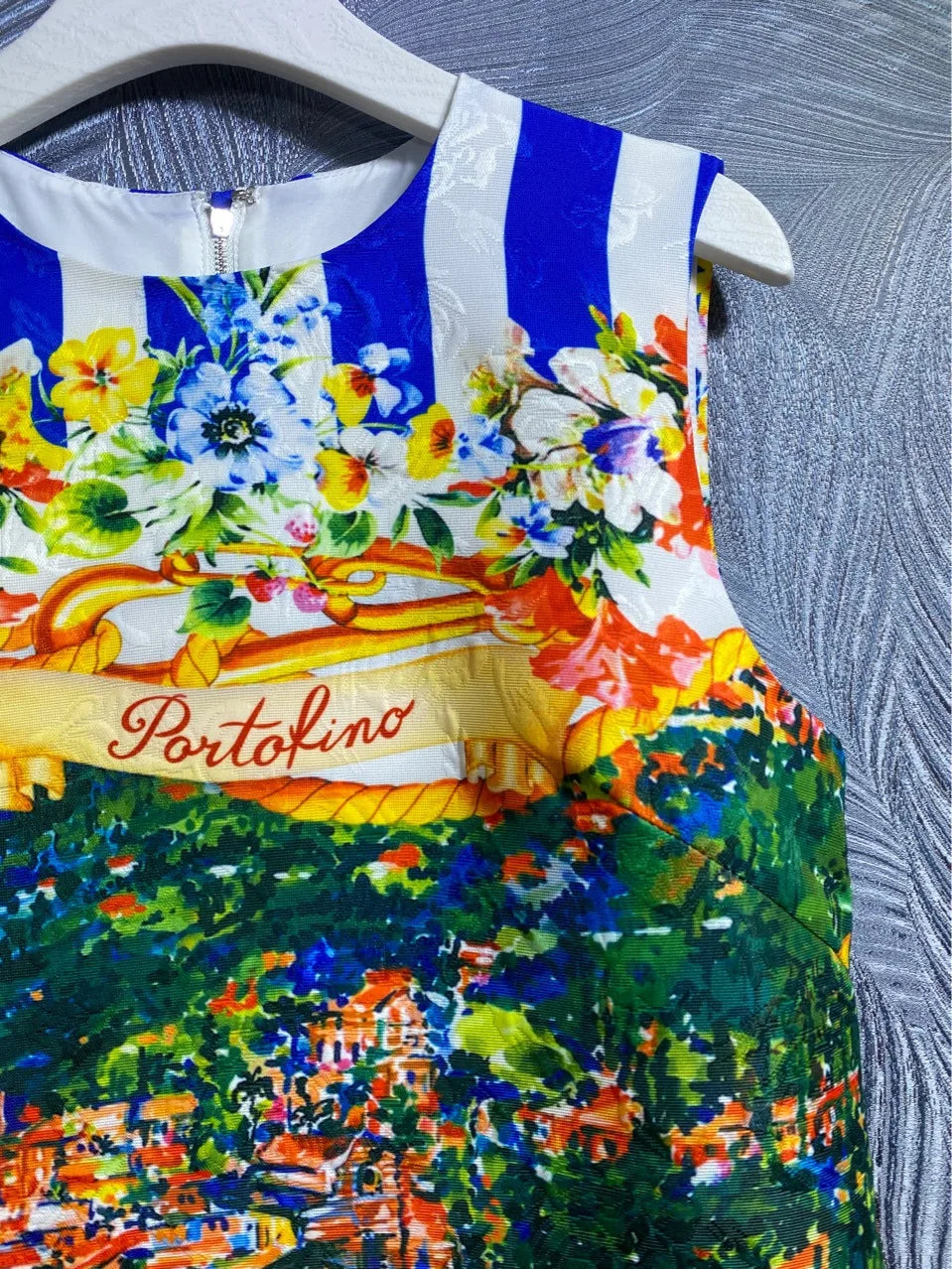 Ladies 2026 Summer Clothes New Fashion Round Neck Printed Vest Dress Retro Sleeveless Slim Fit Short Elegant Women's Dress