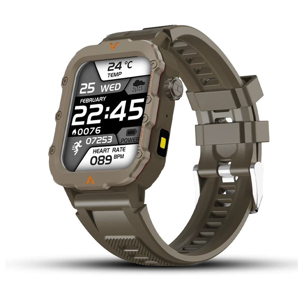 LAXASFIT Sports Smart Watch — 1.71" Screen, BT Calling, Torch