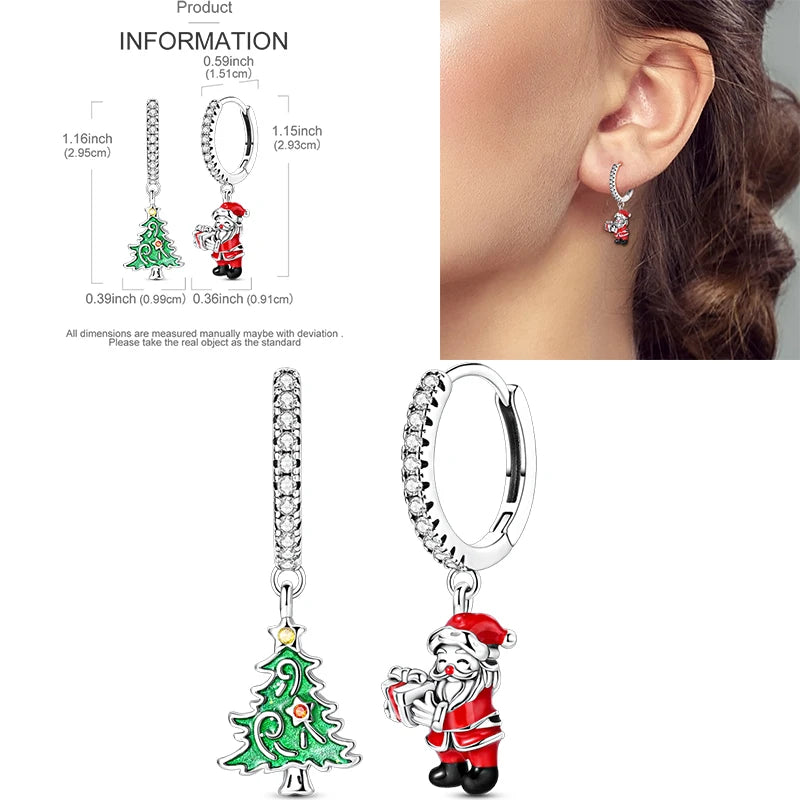 Sparkling Gold Woman Hoop Earrings 925 Sterling Silver Butterfly Colored Zirconium Earrings for Women Jewelry Anniversary Gift