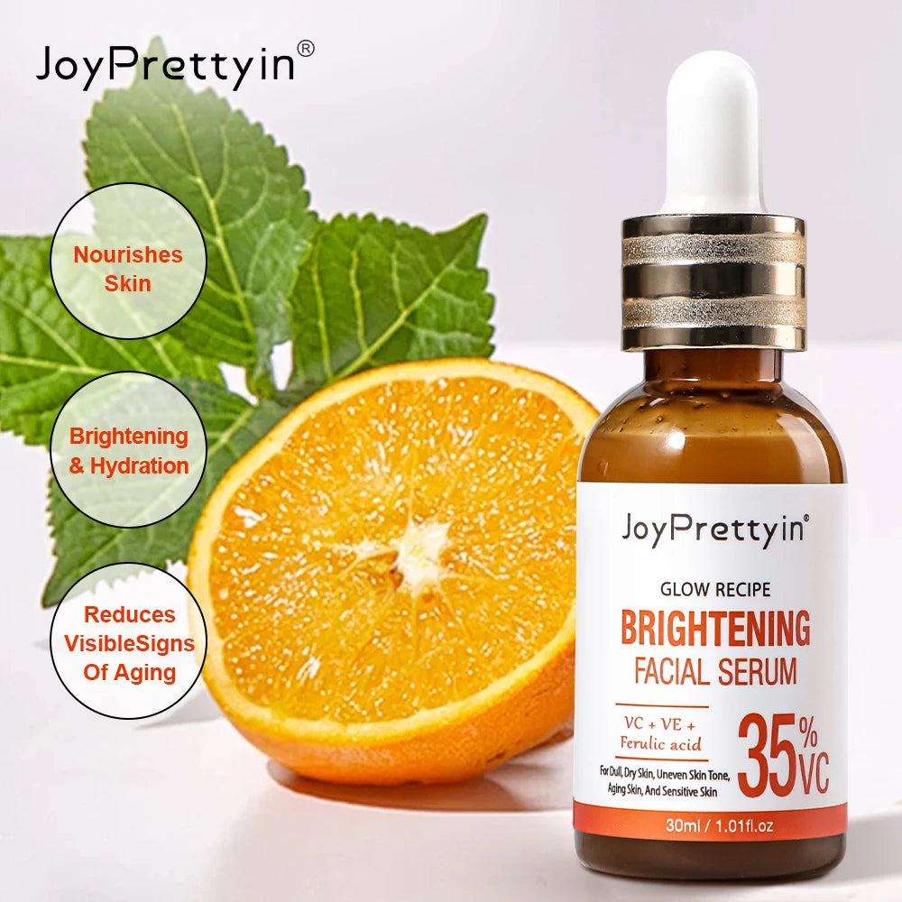 Vitamin C Brightening Facial Serum – Hyaluronic Acid, Anti-Aging & Dark Spot Care | Korean Skin Care