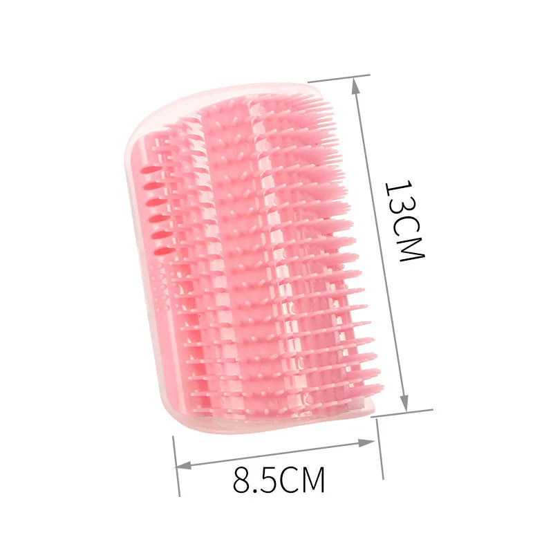 Cat Self-Groomer & Scratcher - Wall Corner Massage Brush – photo 7