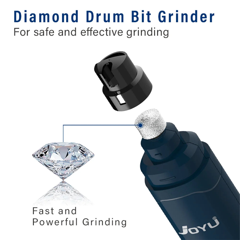 2-Speed Rechargeable Dog Nail Grinder — Quiet Electric Pet Nail Trimmer