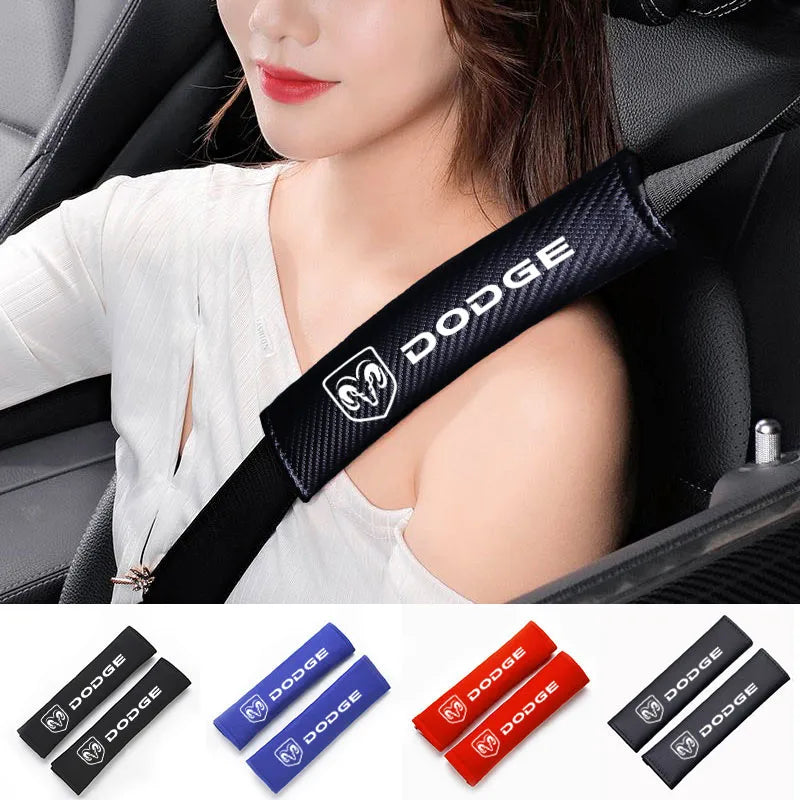 Dodge Seat Belt Shoulder Pad Covers (2-Piece Set)
